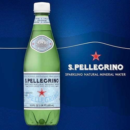 S.Pellegrino Sparkling Natural Mineral Water, Plastic Bottles, 16.9 Fl Oz (Pack of 12) thumbnail 4