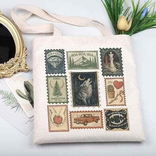 KUIYAI Vampire Movie Merchandise Tote Bag HOA HOA HOA Season Bag Forks Washington Gift Vampire Brother Lover Gift For Fans thumbnail 3