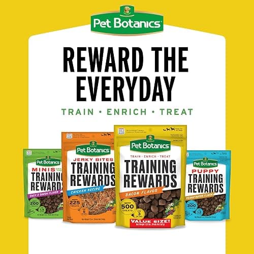 Pet Botanics 10 oz. Pouch Training Reward Mini Soft & Chewy, Chicken Flavor, with 500 Treats Per Bag, The Choice of Top Trainers thumbnail 7
