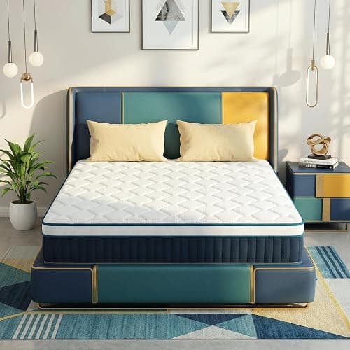 Parpara Full Size Mattress 12 - Inch - CFR 1633 Compliant - Medium Firm Hybrid for Pressure Relief - Breathable Memory Foam & Supportive Springs - CertiPUR-US Certified - Image 1