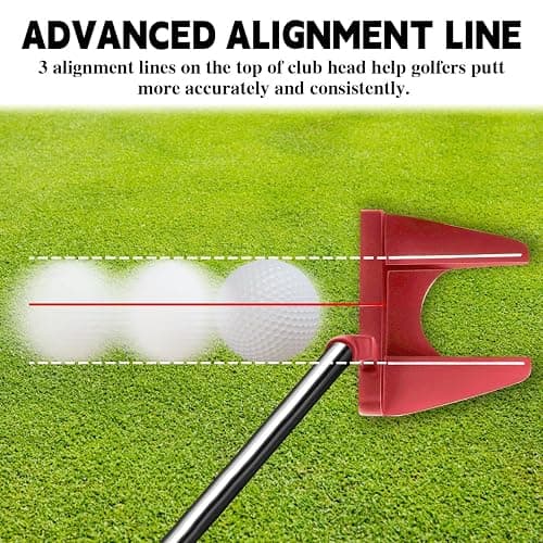 MAZEL Tour GS Men's Golf Putter,Right Handed,Golf Head Cover Included thumbnail 2