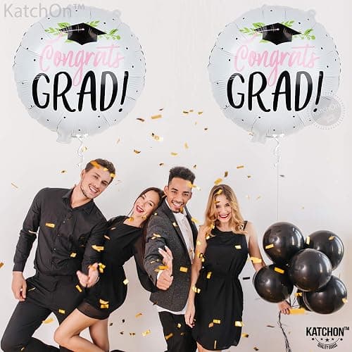 Graduation Decorations 2026 | Big Congrats Grad Balloons - 18 Inch | Congratulations Balloons for 2026 Graduation Decorations | Graduation Party Decorations 2026, KatchOn thumbnail 8