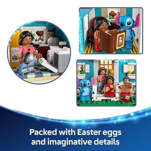 LEGO Disney Lilo and Stitch Beach House Toy - Building Playset for Kids, Girls and Boys, Ages 9+ - Includes 5 Minifigures - Disney Gift Idea for Fans of Lilo & Stitch Movie - 43268 thumbnail 5