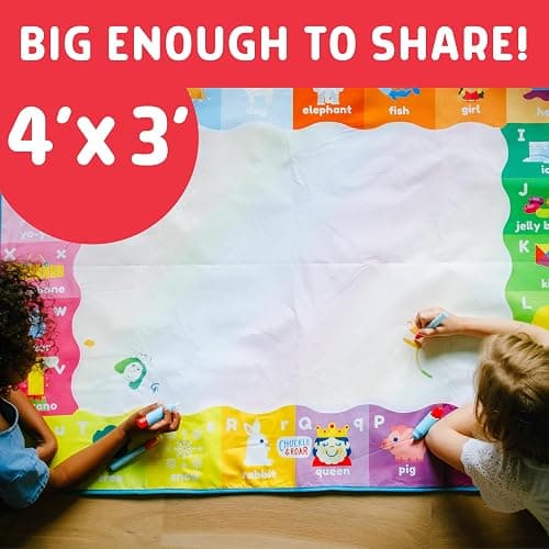 Chuckle & Roar - Doodle Mat - Water Color Fun - Mess Free Arts and Crafts - Great for Toddlers thumbnail 5
