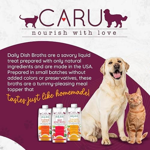 CARU Daily Dish Chicken Broth Meal Topper for Dogs and Cats - 1.1 lbs thumbnail 6