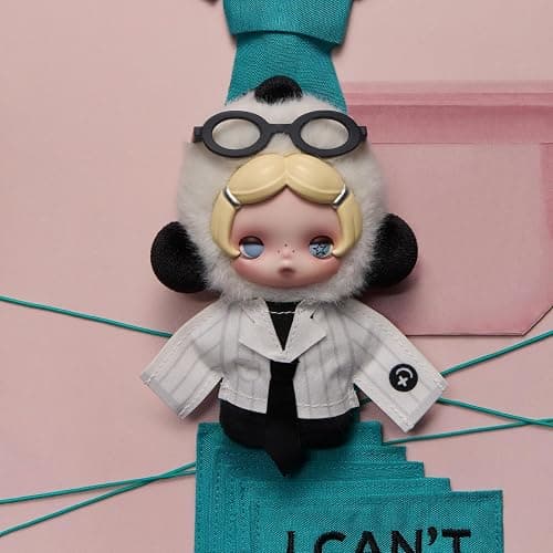POP MART θ SKULLPANDA Off Mode Series Plush Doll Blind Box, Single Box | Keychain, Bag Charm, Accessories, Collectible Holiday Birthday Gift thumbnail 5