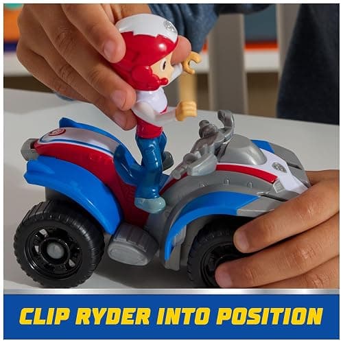 Paw Patrol, Ryder’s ATV Toy Vehicle with Collectible Action Figure, Sustainably Minded Kids Toys for Boys & Girls Ages 3 and Up thumbnail 7