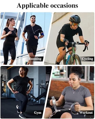 5-Pack Women's Compression Shirts Short Sleeve Workout Gym Tops | Moisture Wicking, Quick Dry, Breathable, Stretchy, Tight Fit, Muscle Support, Athletic Baselayer, for Yoga, Running, Fitness thumbnail 7