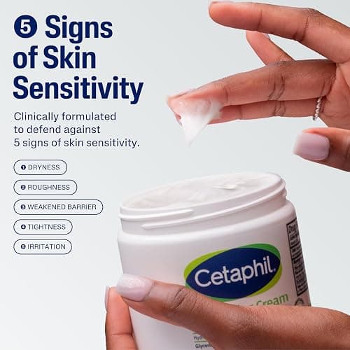Cetaphil Face & Body Moisturizer, Hydrating Moisturizing Cream for Dry to Very Dry, Sensitive Skin, NEW 20 oz, Fragrance Free, Non-Comedogenic, Non-Greasy (Packaging May Vary) thumbnail 2
