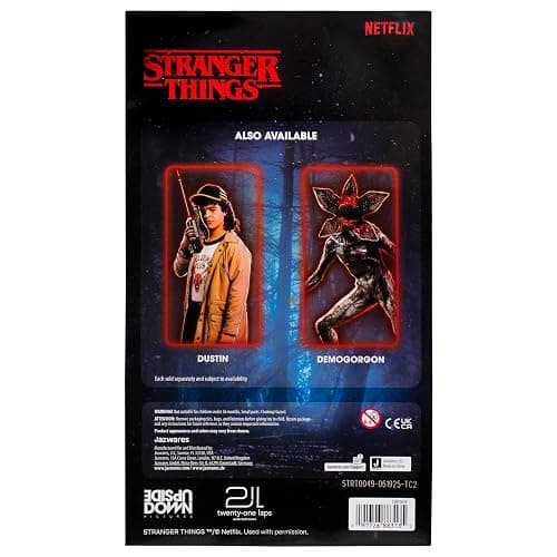 Stranger Things Eleven Upside Down Collector Figure - 6-Inch Highly Detailed Figure with Soft Good Clothing and Unique Accessories thumbnail 4