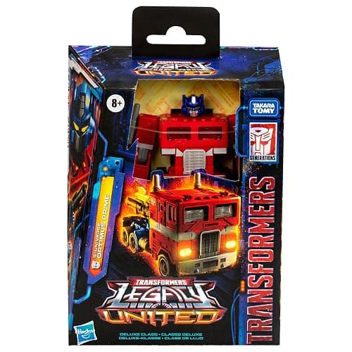 Transformers Legacy United Deluxe Class G1 Universe Optimus Prime, 5.5-inch Converting Action Figure, for Boys and Girls Ages 8+ thumbnail 4