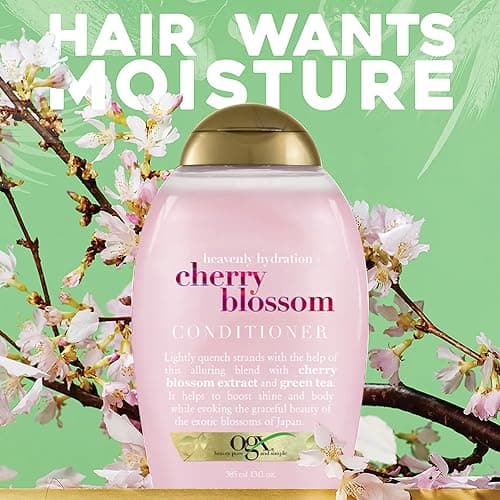 OGX Rejuvinating + Conditioner , Cherry Blossom Ginseng, 13 Fl Oz thumbnail 6