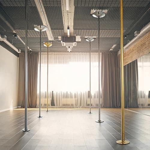 Yaheetech Professional Dance Pole Spinning Static Dancing Pole Portable Removable 45mm Dance Pole Kit for Exercise Club Party Pub Home w/Tools, Silver/Gold thumbnail 7