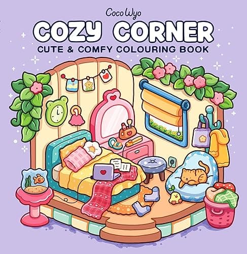 Cozy Corner: A Calm and Comforting Colouring Book (Coco Wyo) - Image 1