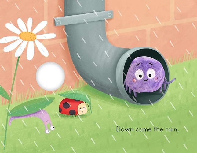 Itsy Bitsy Spider - Children's Finger Puppet Board Book (Finger Puppet Storybooks for Babies & Toddlers) thumbnail 4