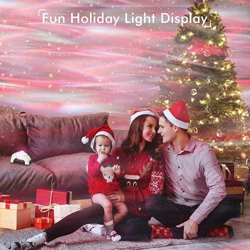 Rossetta Star Projector, Galaxy Projector for Bedroom, Bluetooth Speaker and White Noise Aurora Projector, Night Light Projector for Kids Adults Gaming Room, Home Theater, Ceiling, Room Decor thumbnail 7