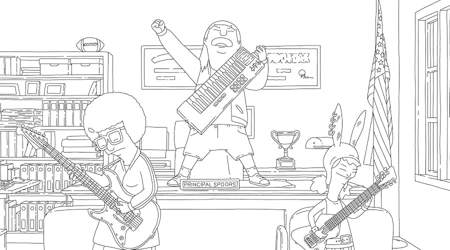 The Official Bob's Burgers Coloring Book thumbnail 3