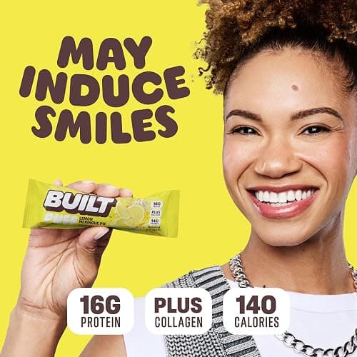 BUILT Bar Puff Protein Bars - Lemon Meringue Pie - 16g Protein Snack Bars with Collagen - Calorie Conscious & Gluten Free - 12 Count thumbnail 4
