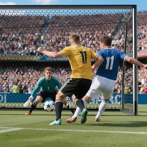 NAIZEA Soccer Goals - 24x8/21x7/18x7/12x6/16x7/10x6/8x6/6x4FT Soccer Goals for Backyard - Metal Soccer Goal for Youth Adult - Multiple Sizes Colors- Perfect for Games Indoor Outdoor thumbnail 8