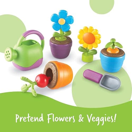 Learning Resources New Sprouts Grow It! Toddler Gardening Set - 9 Pieces, Ages 2+ Toddler Learning Toys, Garden Toys for Kids, Spring and Easter Toys for Boys and Girls thumbnail 4