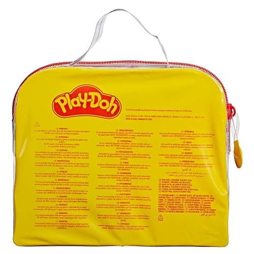 Play-Doh Starter Set 9-Piece Kit with Storage Tote & 4 Modeling Compound Cans, Arts and Crafts for Kids, Back to School Classroom Supplies, Preschool Toys, Ages 3+ thumbnail 5