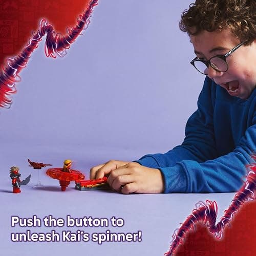 LEGO NINJAGO Kai's Dragon Spinjitzu Spinner - Spinning Blade Battle Building Toy for Kids, Boys and Girls, Ages 6+ - with 2 Minifigures - Gift Idea for Birthdays - 71823 thumbnail 4