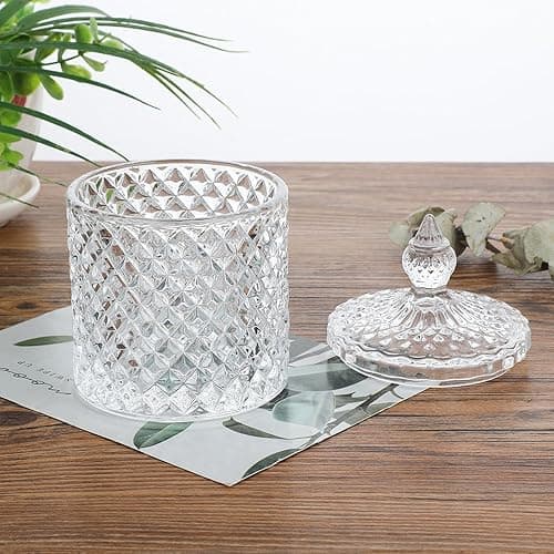Wattepadspender,Wattestäbchen Behälter,Wattepads aufbewahrung,Bad zubehör,Kosmetikaufbewahrung,Tampon,ohrenstäbchen,ohrstäbchen,Badezimmer organizer,spender,box,q tips holder,qtip jar,q-tip,dispenser thumbnail 8