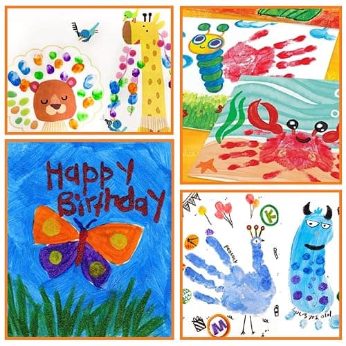 ABEIER Washable Finger Paint for Toddlers, Safe Non-Toxic, 12 Vibrant Colors (1.21fl oz), Baby Safe Paint for Hand and Feet, Mess Free Art Supplies for Kids, Preschool Learning Gifts, Ages 1-3 4 5 6+ thumbnail 7