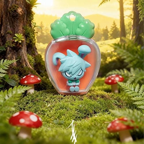 Bahomu Anime Blind Box, Cute Alien Stage Rabbit Radish Rice Grains Series Mystery Box Figure, Collectable Officially PVC Figure for Birthday Gifts (Random One) thumbnail 5