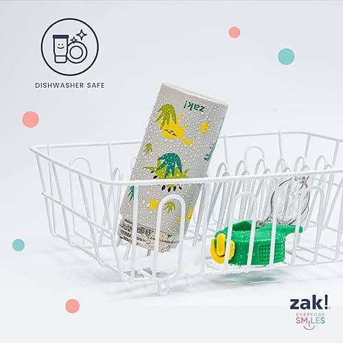 Zak Designs Sanrio Sage Kids Water Bottle For School or Travel, 14oz Stainless Steel Water Bottle With Straw, Handle, and Leak-Proof, Pop-Up Spout Cover (Hello Kitty) - Hello Kitty thumbnail 10