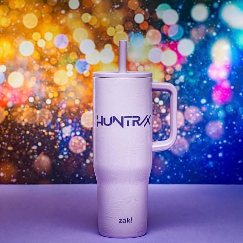 Zak Designs KPop Demon Hunters 30oz Spill-Proof Insulated Travel Tumbler | BPA Free, Silicone Straw, Handle, Cupholder Friendly, Dishwasher Safe, For Office, Home, Travel, Work, Gym, Fitness thumbnail 2