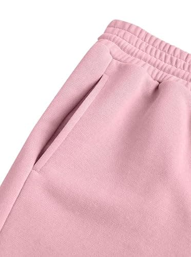 Ecolala Girls Wide Straight Leg Loose Sweatpants Elastic Waist Drawstring Jogger Pants thumbnail 4