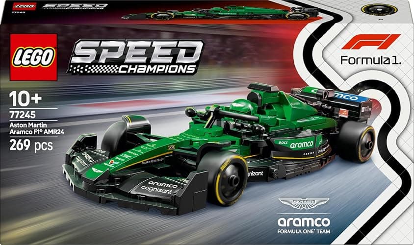 LEGO Speed Champions Voiture F1 Aston Martin Aramco AMR24 - Jeu de Construction avec Voiture de Course - Minifigurine Collector de Pilote de Formule 1 - Cadeau pour garçons et Filles dès 10 Ans 77245 thumbnail 8