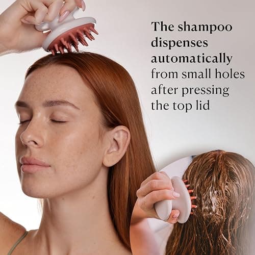 KAMEDIS Scalp Massager Brush - Silicone Gentle Scalp Scrubber, Exfoliator & Hair Dandruff Scrub Away - Use On Shower with Shampoo for Scalp Scrub. Suitable for Men & Women thumbnail 5