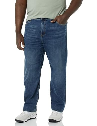 Amazon Essentials Mens Straight-Fit High Stretch Jean - Discontinued Colors thumbnail 3