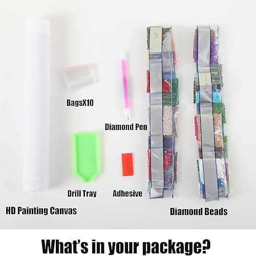 CSZPPQAF 5D Diamond Painting Kits for Adults, Flower Tulips Diamond Art Kits for Adults Beginner, DIY Full Drill Gem Art Paint by Diamonds Dots Crafts Kits for Home Decor 12x16Inch thumbnail 7