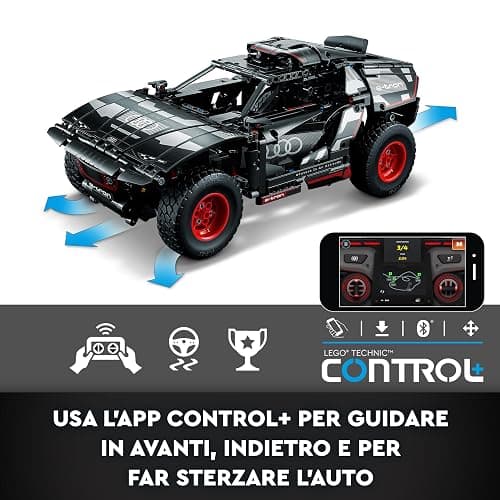 LEGO Technic Audi RS Q e-tron 42160 Advanced Building Kit for Kids Ages 10 and Up, This Remote Controlled Car Toy Features App-Controlled Steering and Makes a Great Gift for Kids Who Love Engineering thumbnail 5