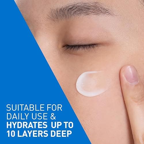 CeraVe PM Facial Moisturizing Lotion, Skin Care for Dry Skin, Oil-Free, 3oz | Travel Sized Face Lotion with Hyaluronic Acid, Niacinamide & Ceramides, Face Moisturizer for Men & Women, Skin Barrier Repair thumbnail 2