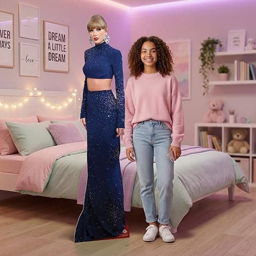 CS1166 Taylor Crop Top Height 186cm Lifesize Cardboard Cut Out With Mini thumbnail 2