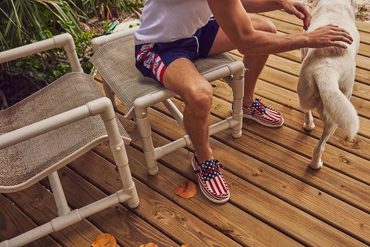 HEYDUDE Wally Patriotic, Mens Shoes, Slip-on Loafers, Comfortable & Light-Weight thumbnail 6