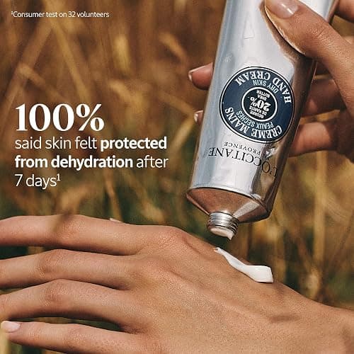 L'OCCITANE 20% Organic Shea Butter Hand Cream, Nourishes & Protects Dry Hands, Fast-Absorbing, Non-Greasy, Leaves Skin Moisturized & Soft, Vegan thumbnail 4