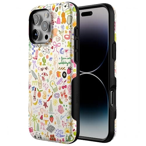 Casely iPhone 16 Pro Case | All The Fun Things | Fun on Weekdays | Compatible with MagSafe | Bold Protective Case Design thumbnail 2