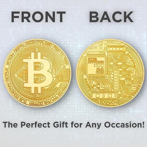 Collector's Edition Bitcoin Coin - Commemorative Cryptocurrency Collectible in Protective Acrylic Display Case - Perfect for Crypto Enthusiasts, Coin Collectors, and Gifts thumbnail 9