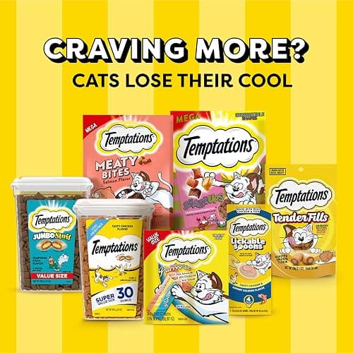 Temptations Cat Treats, Classic Crunchy and Soft Cat Treats, Seafood Medley Flavor, 30 oz. Tub thumbnail 12