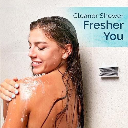 Shower Cat Shower Hair Catcher for Wall – Hair Collector for Shower & Tub, Shower Hair Trap Keeps Loose Hair Off Shower Wall & Out of Drain, Reusable Hair Catcher for Shower Wall, 3M Adhesive thumbnail 3