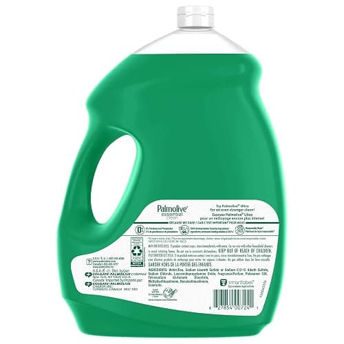 Palmolive Essential Clean Liquid Dish Soap, Original Scent - 4.27 L (4 pack) thumbnail 4