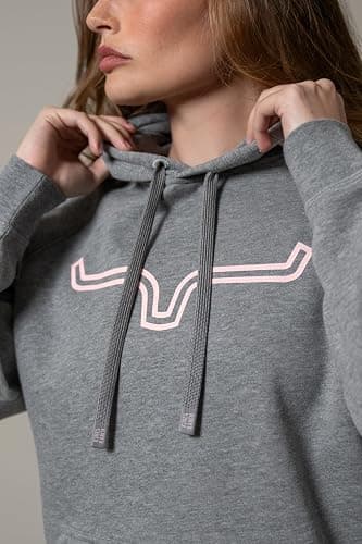Kimes Ranch Women's Outlier Hoodie Horns Logo Applique Pouch Pocket thumbnail 4