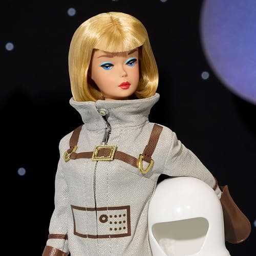 Barbie Miss Astronaut Doll Collectible with Silver Suit, Space Boots & Helmet Accessory, 1965 Vintage Repro (Amazon Exclusive) thumbnail 3