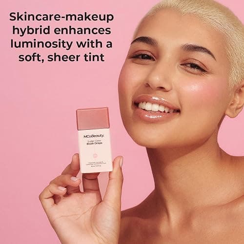 MCoBeauty - Super Face Bundle - Super Glow Bronzing Drops, Super Glow Blush Drops & Souffle Dream Moisturizing Cream - Vegan, Cruelty-Free Cosmetics - Pack of 3 - Christmas Gifts, Stocking Fillers thumbnail 9