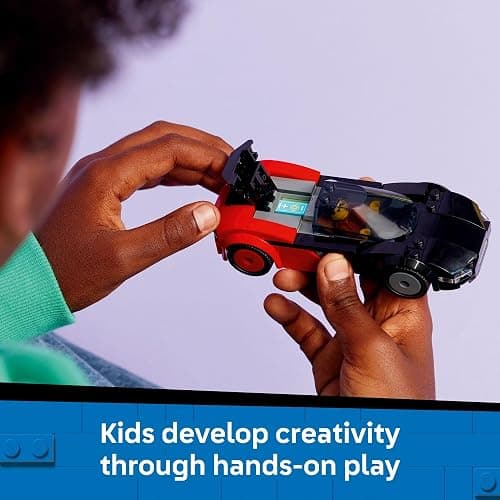 LEGO City EV Supercar Building Toy for Kids - Pretend Play Set for Boys & Girls, Ages 5+ - Sports Car Toy W/Driver Minifigure - Gift Idea for Birthdays - 60486 thumbnail 4